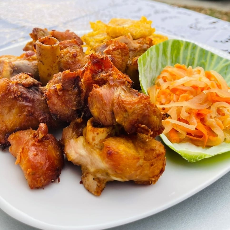 Tasso turkey with pikliz